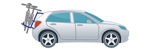 fietsendrager achterklep